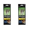 2x Mustad Ultrapoint Octopus Flasher Rig Twin Hook Silver/Red - Size 1/0