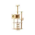 Alopet 162cm Cat Tree Scratching Post Scratcher Tower Wood