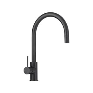 Mondella  35mm Matt Black Dahlek Pull Out Sink Mixer