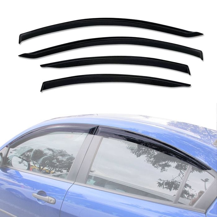 AUSGO Weather Shields for Mazda 3 BK Series Sedan 2004-2009 Weathershields Window Visors Wind Deflectors