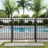 ProtectorAl 975 x 1200mm Black Aluminium Loop Top Pool Gate - Bunnings ...