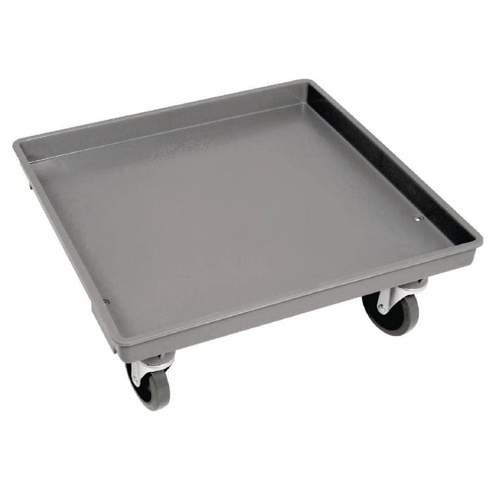 Vogue Dishwasher Rack Dolly 40kg Capacity Cb006 538x538x210mm Commercial Kitchen Catering Trolley