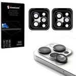 iCoverLover [2-Pack] For iPhone 16 Pro Camera Lens Protectors with Locator Black
