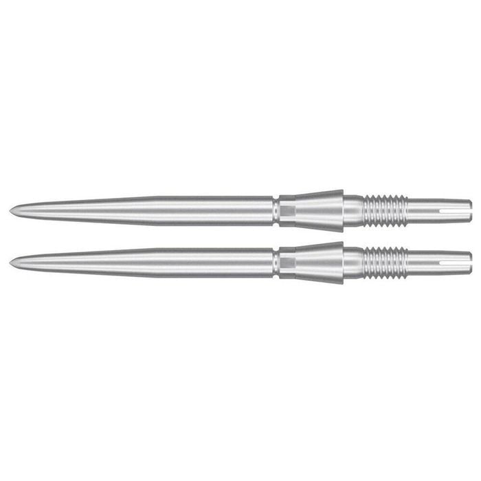 2PK Target Swiss Storm Dart Point Replacement Spare Accessory Tip 26mm Silver