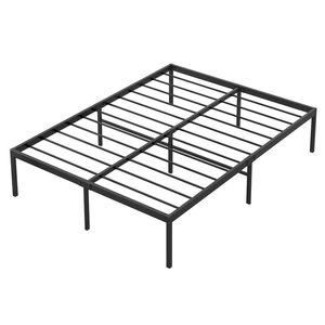 Ufurniture Bed Frame Queen 41cm Height Mattress Base Support Black