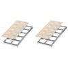 2PK Al Dente 10-Ravioli Maker Home Kitchen Cooking Utensil Tool