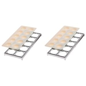 2PK Al Dente 10-Ravioli Maker Home Kitchen Cooking Utensil Tool