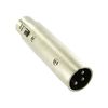 3 Pin XLR MIC Male to 3 Pin XLR MIC Female Connector Adaptor Plug