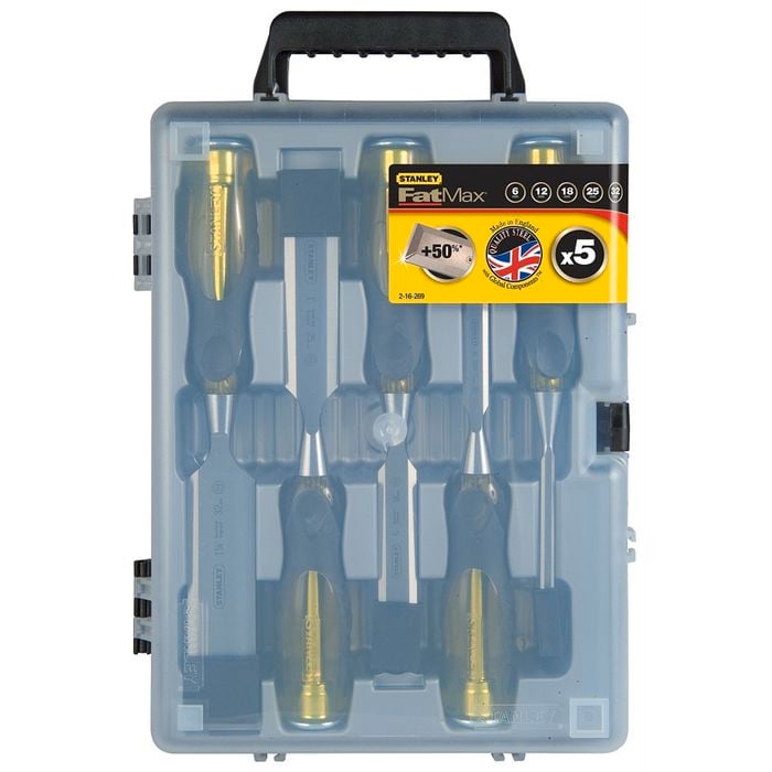 Stanley Fatmax 5 Piece Thru Tang Chisel Set