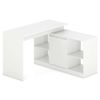 Costway Reversible Computer Desk Writing Table Study Gaming Dining Table