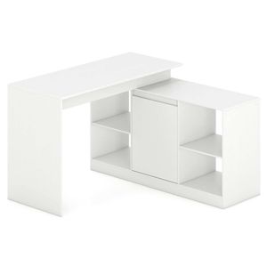 Costway Reversible Computer Desk Writing Table Study Gaming Dining Table