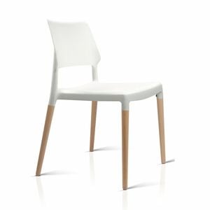 Artiss Set of 4 White Belloch Replica Dining Chairs