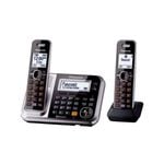 Panasonic Dect Bluetooth Cordless Phone Twin Pk With Answering Machine