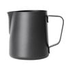 Olympia Milk Frothing Jug Non-stick Stainless Steel Black 340ml 12oz Barista Coffee Latte Art Accessories