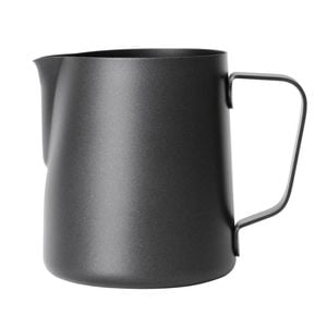 Olympia Milk Frothing Jug Non-stick Stainless Steel Black 340ml 12oz Barista Coffee Latte Art Accessories