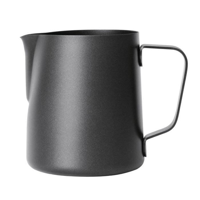 Olympia Milk Frothing Jug Non-stick Stainless Steel Black 340ml 12oz Barista Coffee Latte Art Accessories