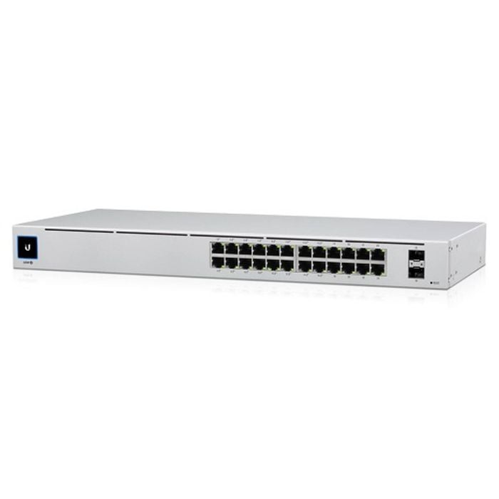 Ubiquiti Unifi 24 Port Managed Gigabit Switch, 16x Poe+ Ports, 8x Gigabit Ethernet Ports, 2xsfp - 95w - Touch Display