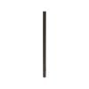 ProtectorAl 50 x 50 x 1400mm Black Aluminium Garden In-Ground Fence Post With Cap