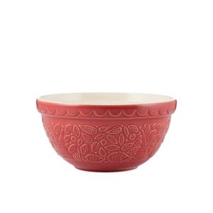 Mason Cash In The Forest Mixing Bowl 21cm - 1.1l Hedgehog Burgundy