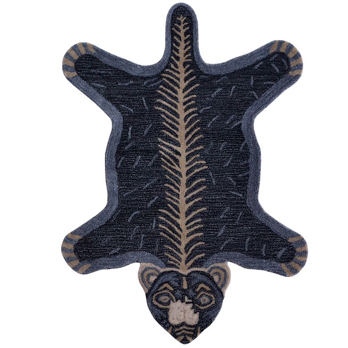 Natural Handmade Jungle Kids Rug-6325-Charcoal-110X160cm