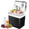 YOPOWER 24 Liter Mini Car Fridge Black
