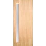 Woodcraft 2040 x 820 x 40mm Entrance Door St Clair Frosted Glass SDSD12