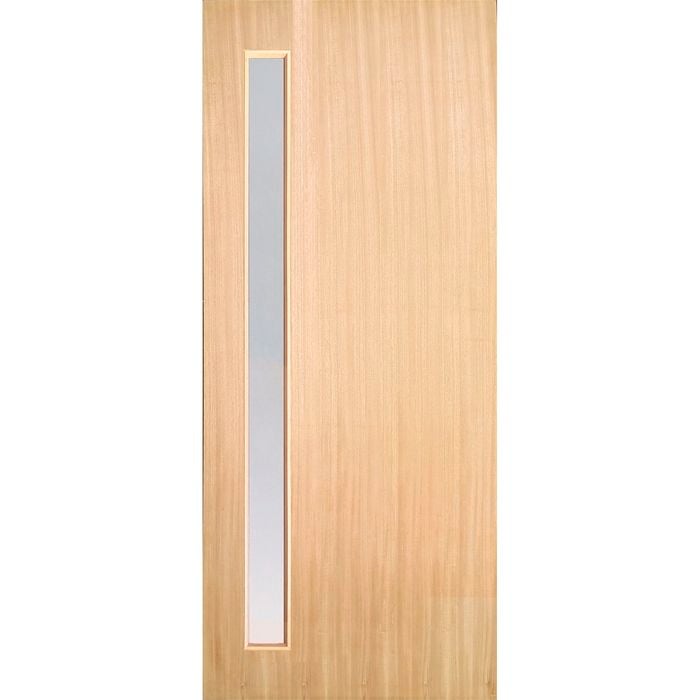 Woodcraft 2040 x 820 x 40mm Entrance Door St Clair Frosted Glass SDSD12