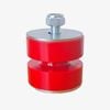 Isoflex 75x68 Red Dual Compression Equipment Mount