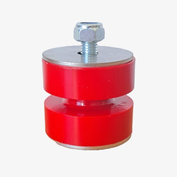 Isoflex 75x68 Red Dual Compression Equipment Mount