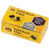 Marbig Fold Back Clips 12/box (Black) (15mm)