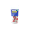 Narva 2.5-3 / 6.3 x 0.8mm 1/4" Red Double Crimped Flared Vinyl Insulated  Female Blade Terminal - 18 Pack