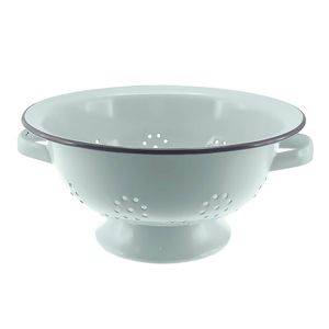 Falcon Colander 24cm. Duck Egg Blue & Grey