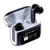 Laser TWS Earbuds With ANC ENC And LED Touch Display (Black)