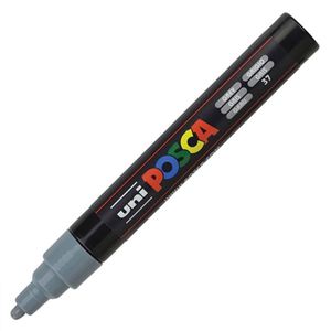 Uni Posca PC-5M Bullet Tip Paint Marker (Grey)