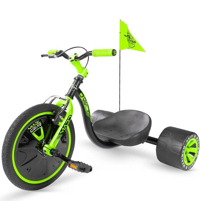Madd Gear Drift Trike Green / Black - Bunnings Australia