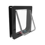 Hakuna Pets Large Black Cat Flap