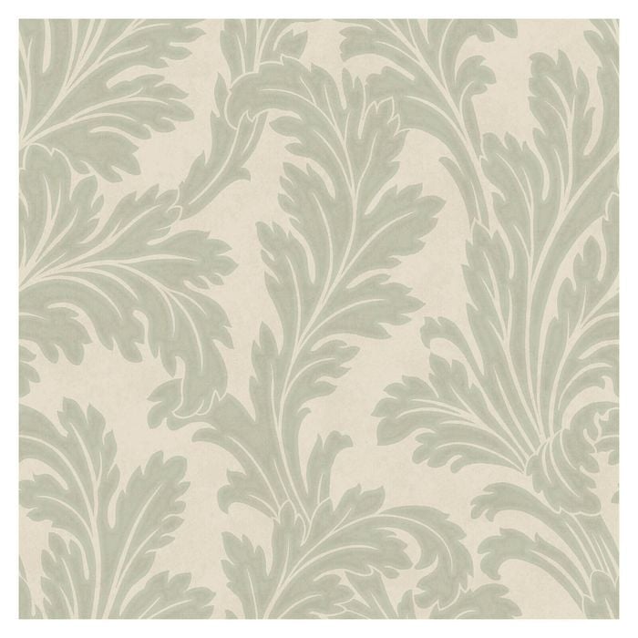 Acanthus Sage/Cream Wallpaper, 36430
