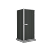 Absco Sheds 0.78 x 0.78 x 1.80m Monument Basic Single Door Garden Shed