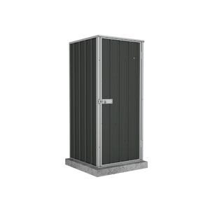 Absco Sheds 0.78 x 0.78 x 1.80m Monument Basic Single Door Garden Shed