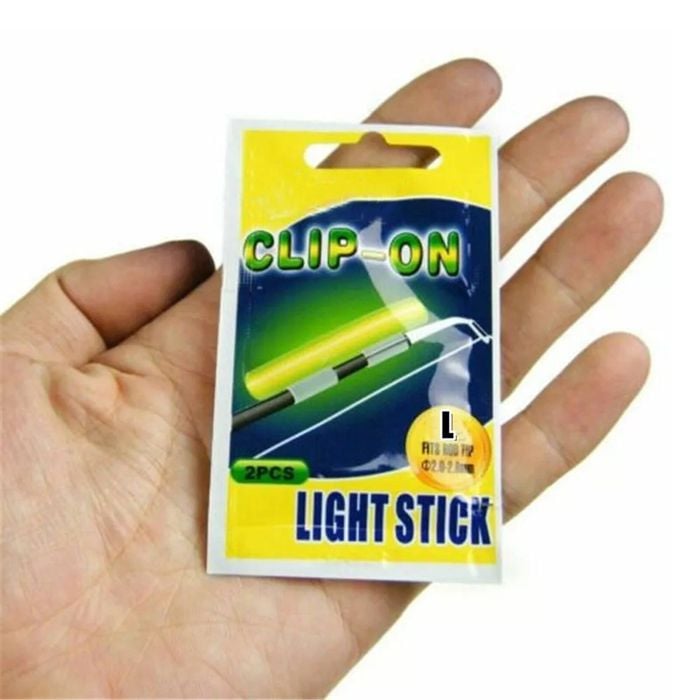 Digitel 20pcs Fluorescent Clip-on Glow Fishing Rod Lights