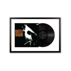 Framed U2 Rattle And Hum - Vinyl Album Art
