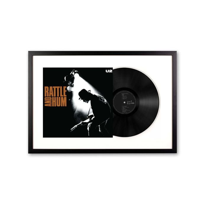 Framed U2 Rattle And Hum - Vinyl Album Art