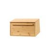 Sherwood Home Bamboo Bread Box With Lid Natural Bamboo 24x38x20cm
