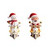 Lifebay 2D Motorcycle Santa & Snowman Christmas Lawn Decoration Set