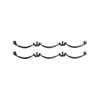 Sunrise Tri Axle Rocker Roller Suspension Spring Complete Assembly - 5 Leaf (3000kg Pair), 14" - S5rrpt
