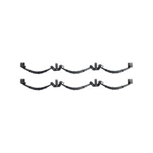 Sunrise Tri Axle Rocker Roller Suspension Spring Complete Assembly - 5 Leaf (3000kg Pair), 14" - S5rrpt
