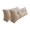 SOGA 2x 100cm Beige Wedge Pillows