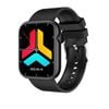 Smart Watch Bluetooth Call – Full Touch Screen Fitness Tracker, Waterproof Sport Smartwatch Black Rubber