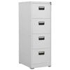 vidaXL Filing Cabinet Light Grey 46x62x133 cm