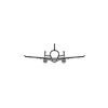 Ignite Laser Airbus Beluga XL - Oversized Cargo Transport Aircraft Silhouette Metal Wall Art Coated Black 15.7 inch - 40 cm
